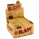 Caja RAW Connoisseur King Size Slim Orgánico (24 libritos)  PAPEL KING SIZE