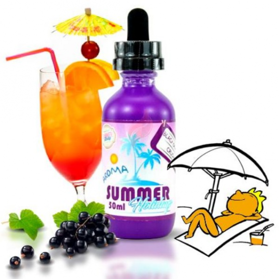 E-Liquid Black Orange Crush 0mg (Booster) 50ml Dinner Lady  ESENCIAS DINNER LADY