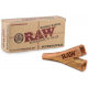 Pipa de madera Double Barrel Super natural RAW RAW PIPAS