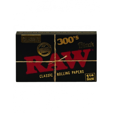 Papel RAW BLACK 300 hojas (1ud) RAW PAPEL 1/4