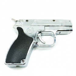 Mechero Soplete Pistola Glock 18 Plata CLIPPER MECHEROS/ENCENDEDORES CLASSIC