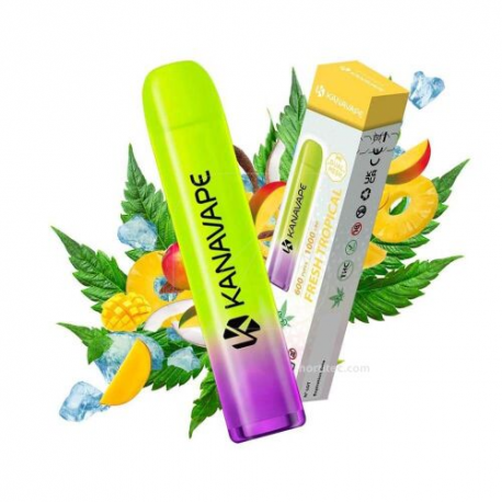 Vaper desechable CBD Fresh Tropical 1ml Kanavape kANAVAPE Vapeador desechable