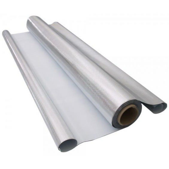 Plástico Diamante/Blanco Mylar Antidetección 130cm por metro lineal  PLÁSTICOS REFLECTANTES